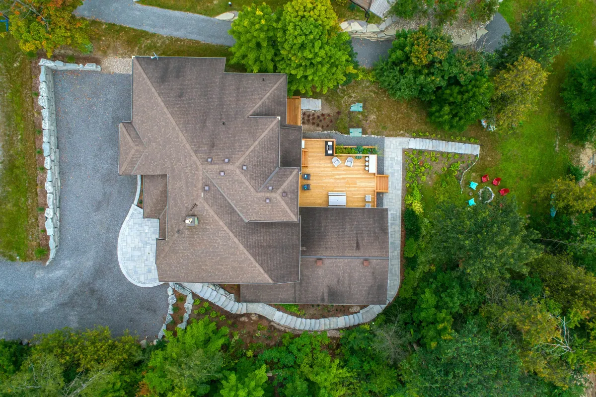 Bowen Island aerial drone shot