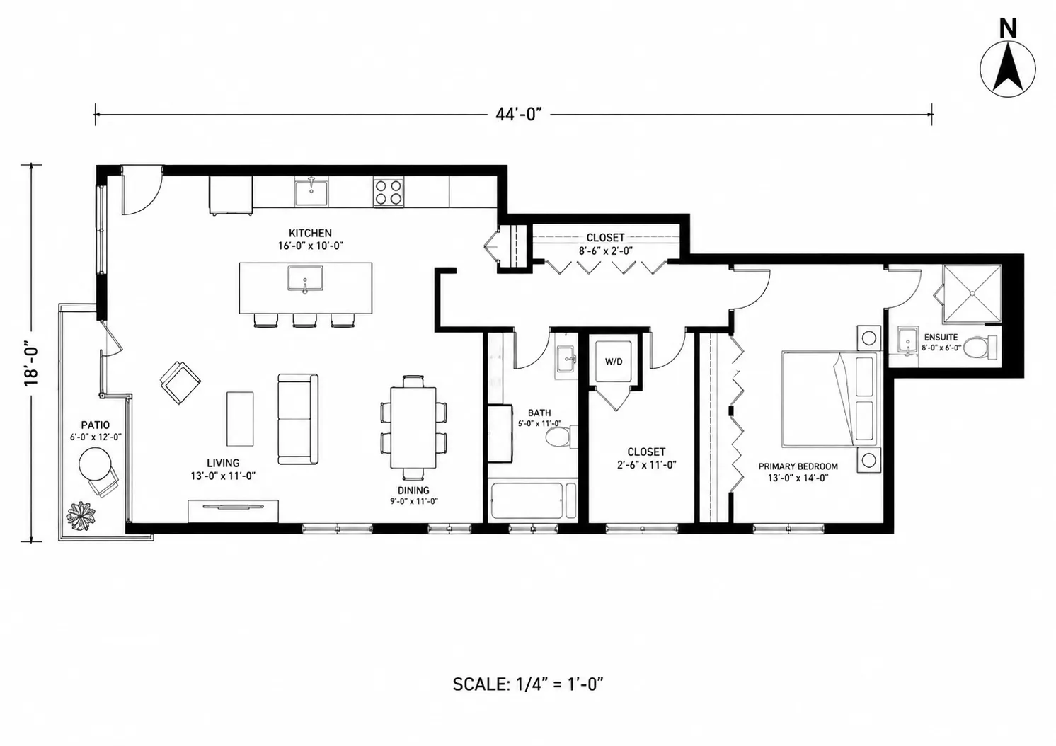 Premium colour floor plan example