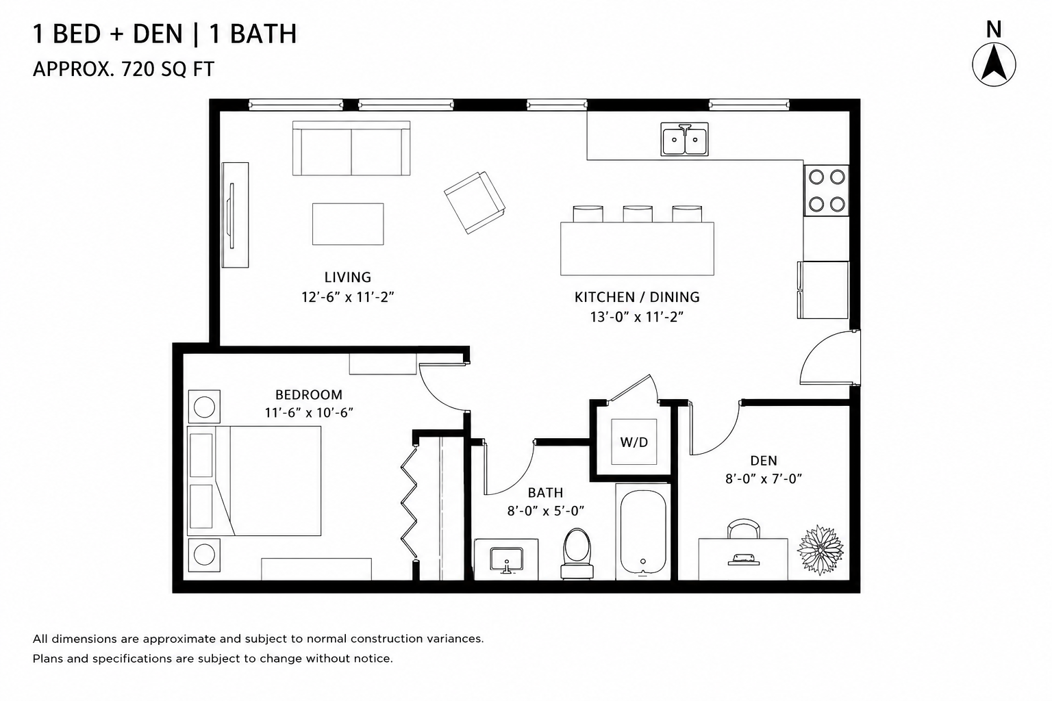 Open-plan home measured for a Vancouver 2D floor plan