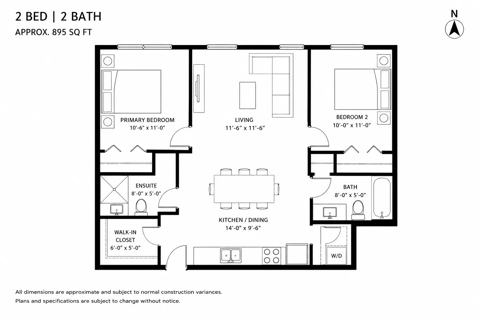 Measured multi-room 2D floor plan sample for a Vancouver listing