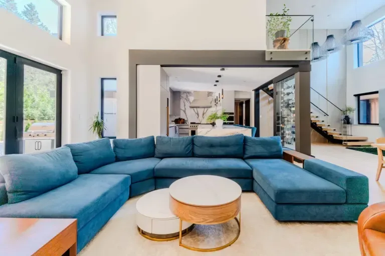 Bright living room photographed for a Vancouver MLS listing
